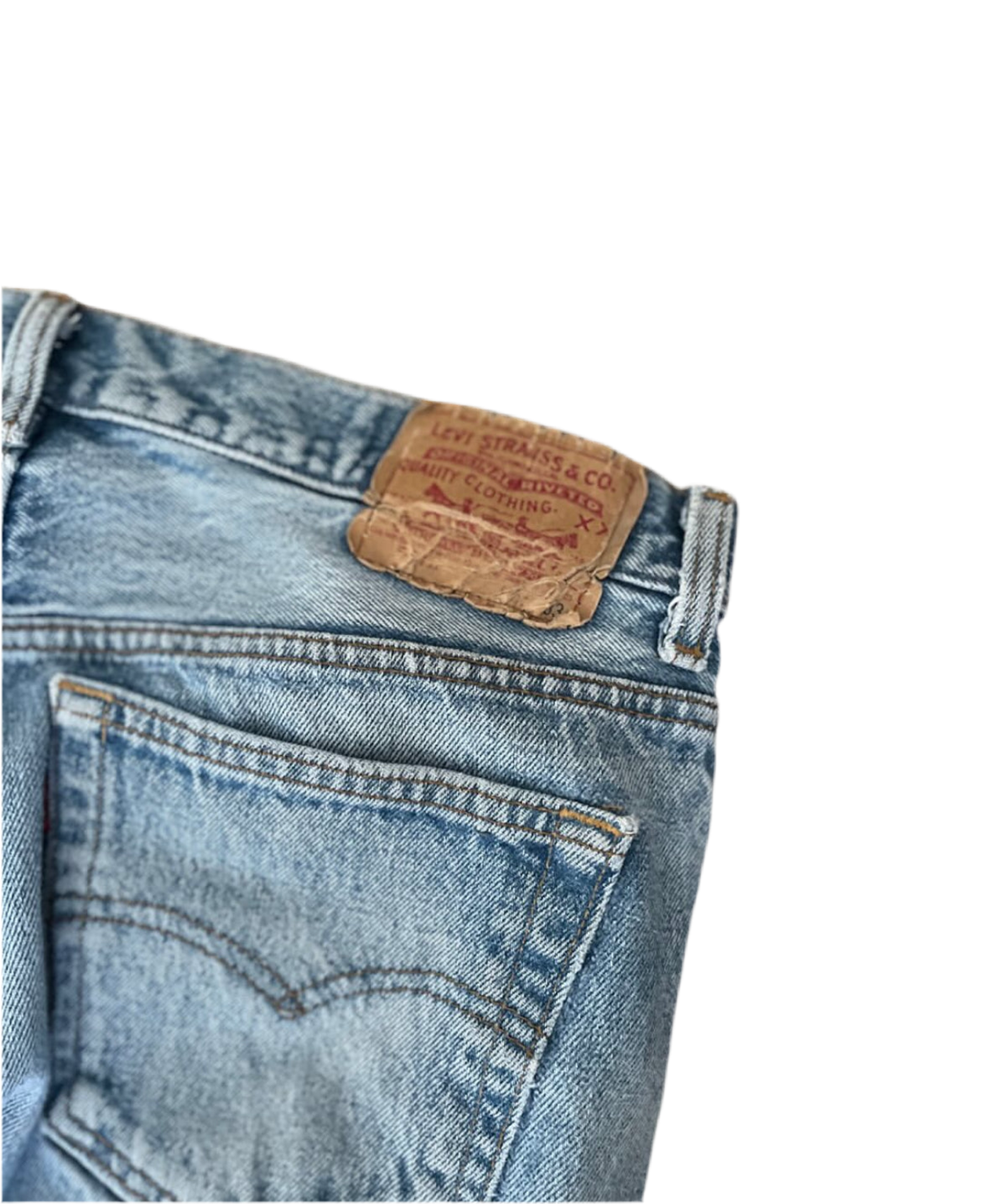 Levis 501 hand repair