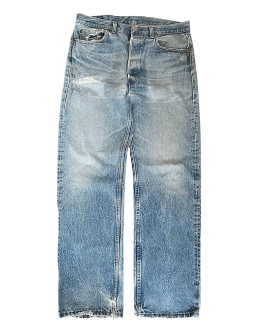Levis 501 hand repair